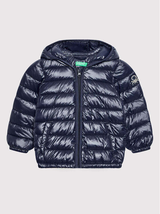 

Пуховик стандартного кроя United Colors Of Benetton, синий