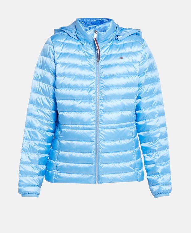 

Мягкий пуховик Tommy Hilfiger, лазурный синий