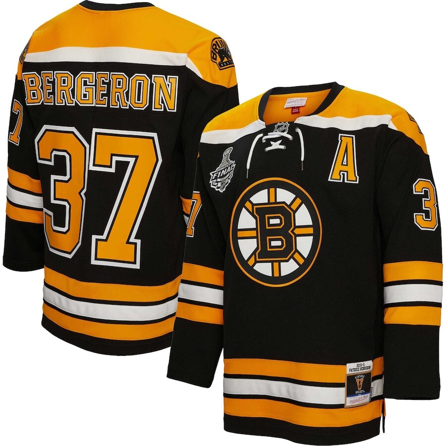 

Джерси Mitchell & Ness Boston Bruins, черный