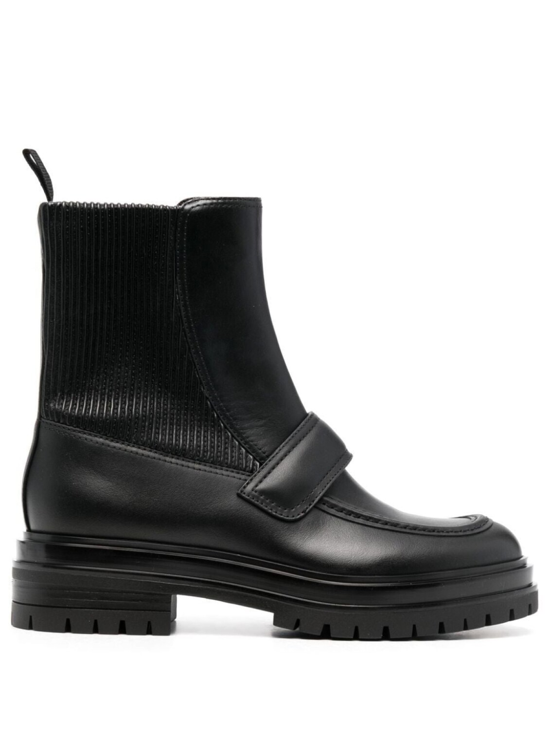 

Gianvito Rossi ботинки со вставками, черный