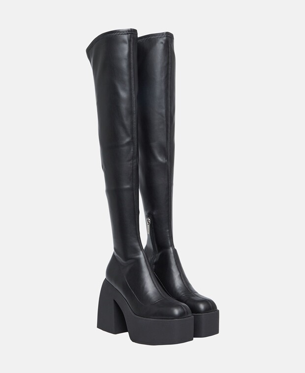 

Сапоги выше колена Steve Madden, черный