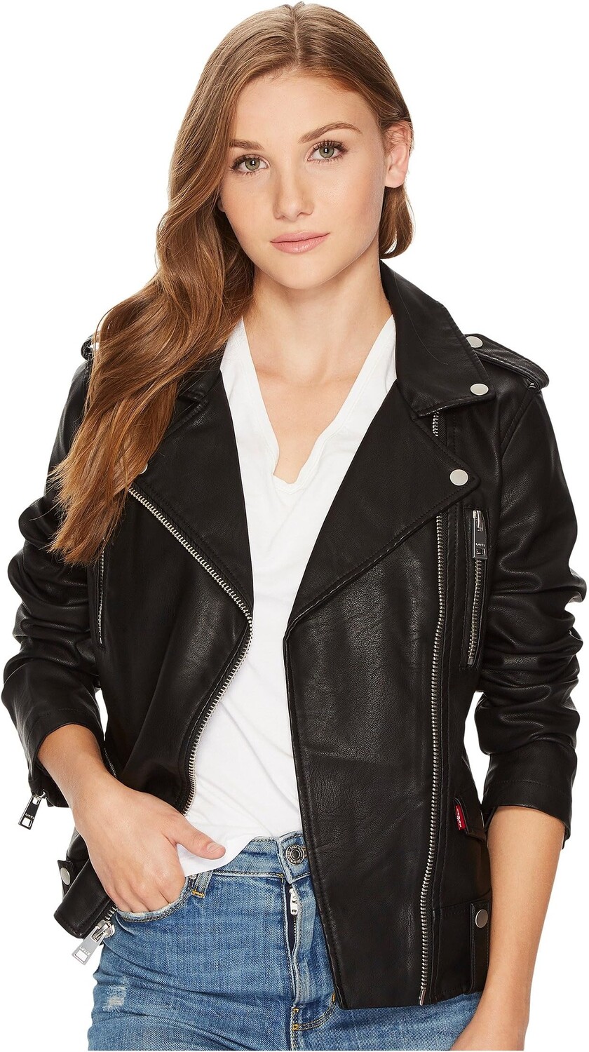 

Куртка Asymmetrical Moto Chunky Zip Levi's, черный