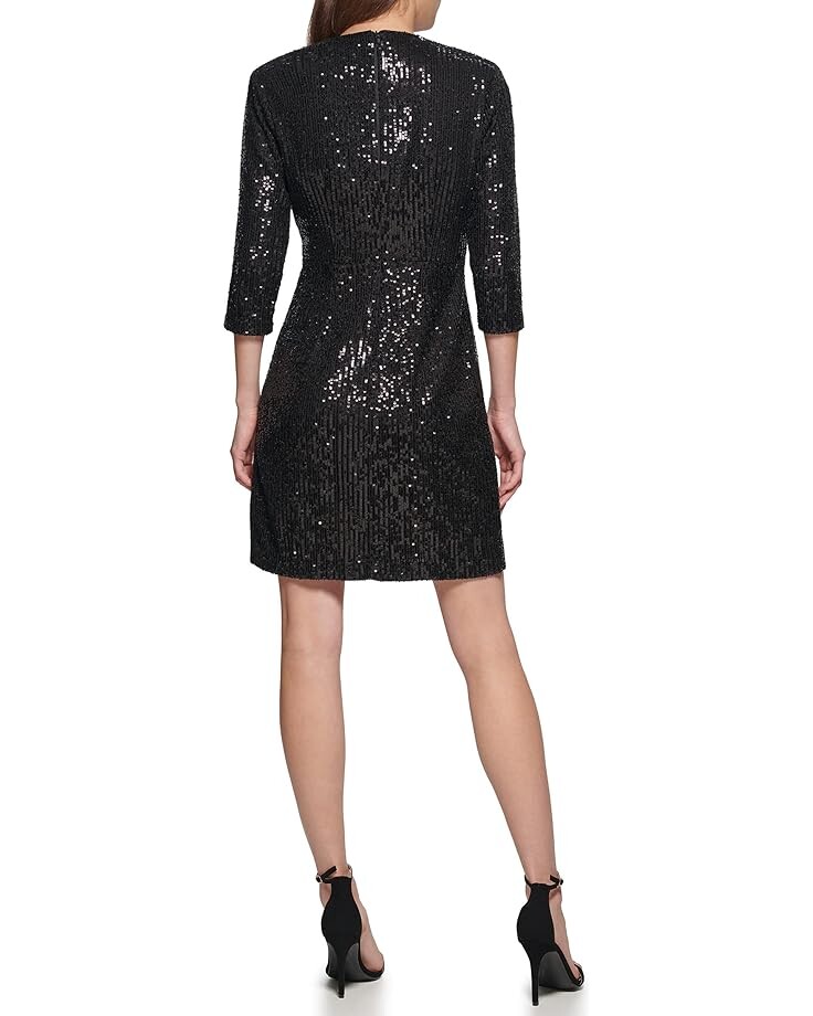 

Платье DKNY Long Sleeve Novelty Blazer Dress, черный
