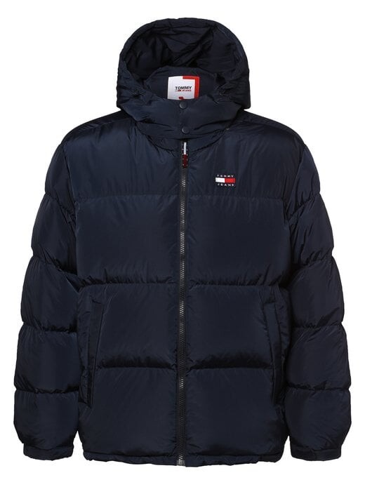 

Пуховик большой и высокий Tommy Jeans, синий