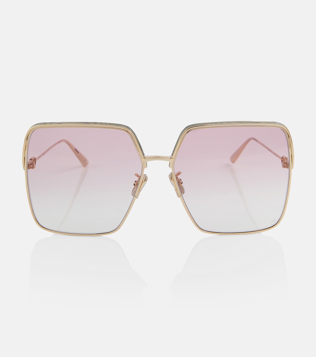 

Квадратные солнцезащитные очки EverDior S1U Dior Eyewear, розовый