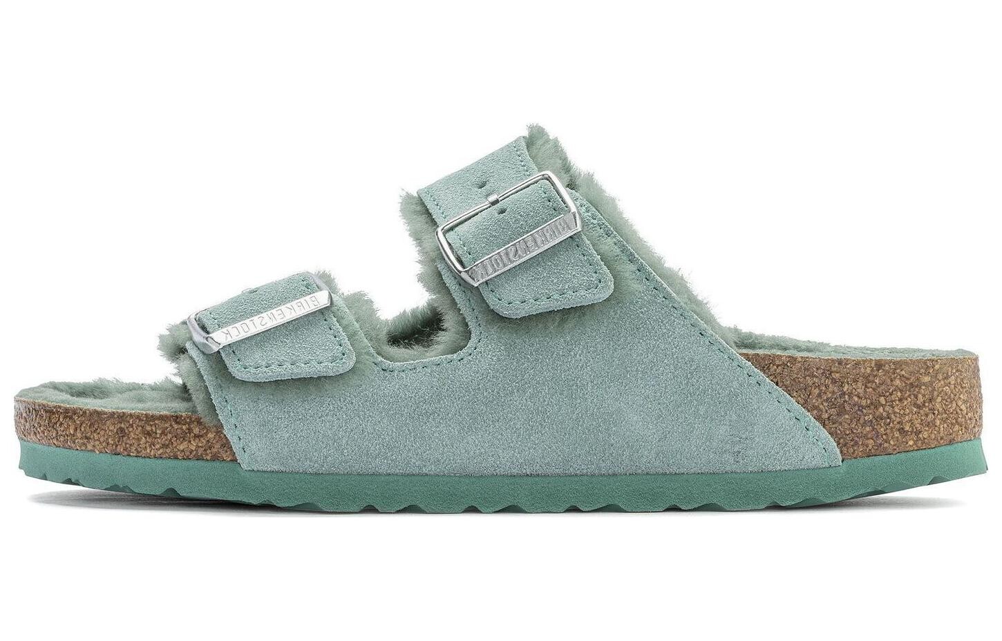 

Шлепанцы женские зеленые Birkenstock