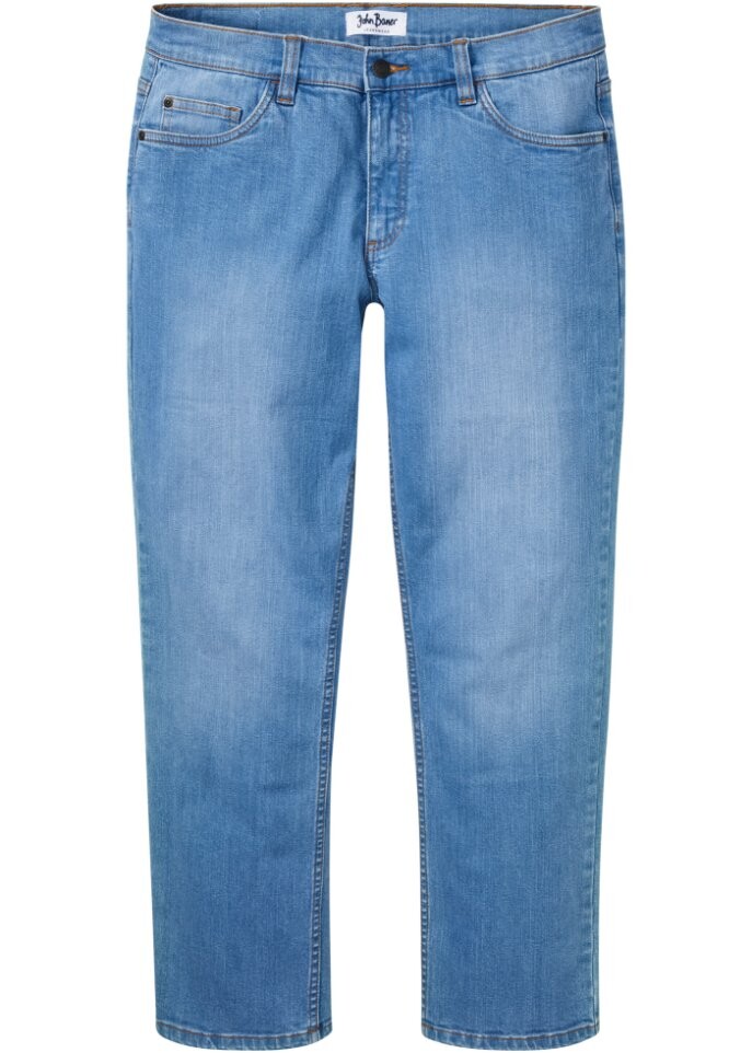 

Прямые эластичные джинсы свободного кроя essential John Baner Jeanswear, голубой
