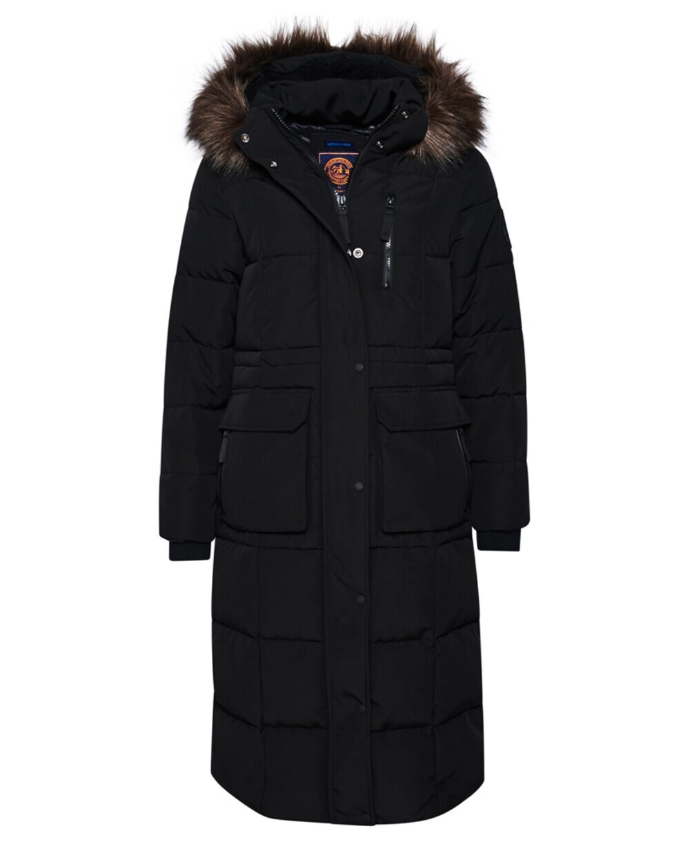 

Зимнее пальто Superdry, черный