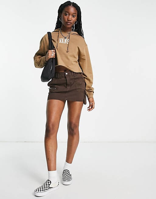 

Коричневый флисовый оверсайз Vans Varsity эксклюзивно на ASOS
