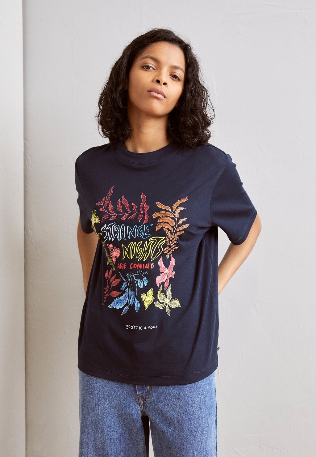 

Футболка с принтом Scotch & Soda, Серый