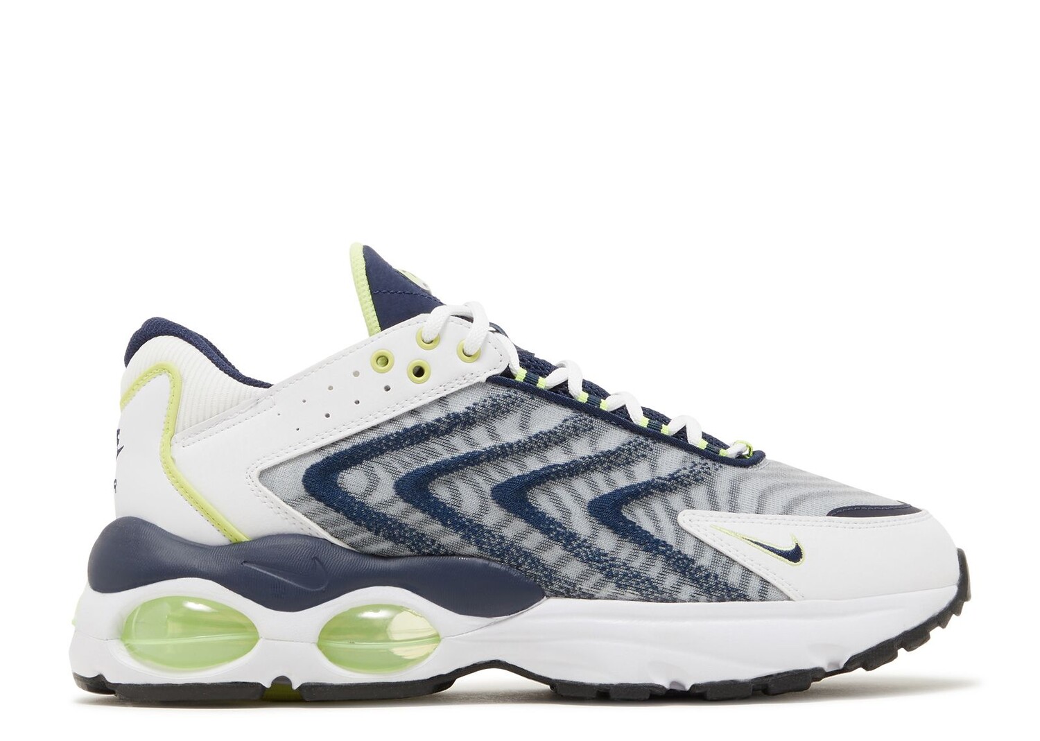 

Кроссовки Nike Air Max Tw 'White Lemon Twist Navy', белый, Белый;серый