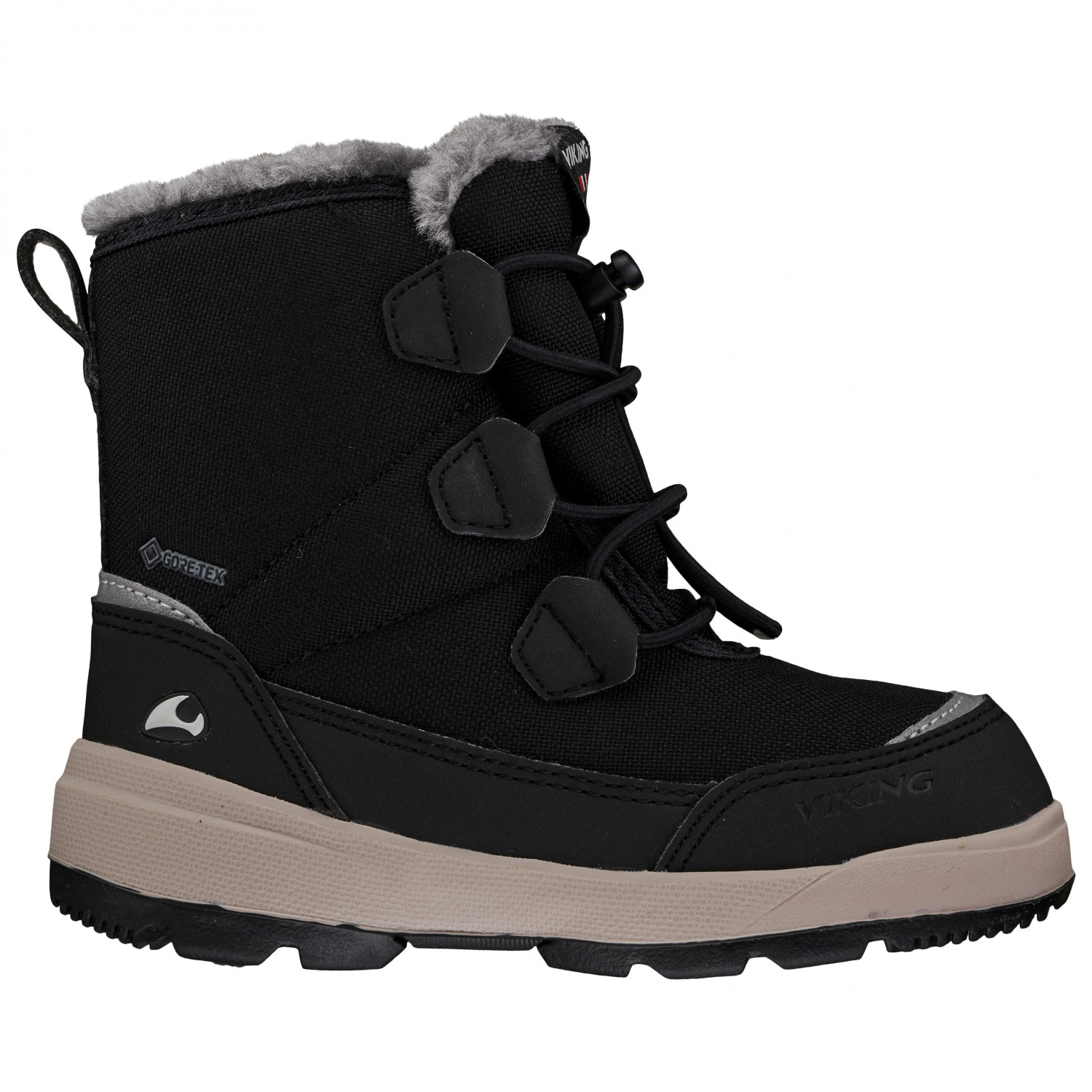 Зимние ботинки Viking Kid's Montebello GTX, черный зимние ботинки viking kid s montebello gtx цвет dusty pink