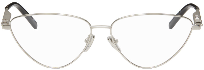 

Серебряные треугольные очки Balenciaga
