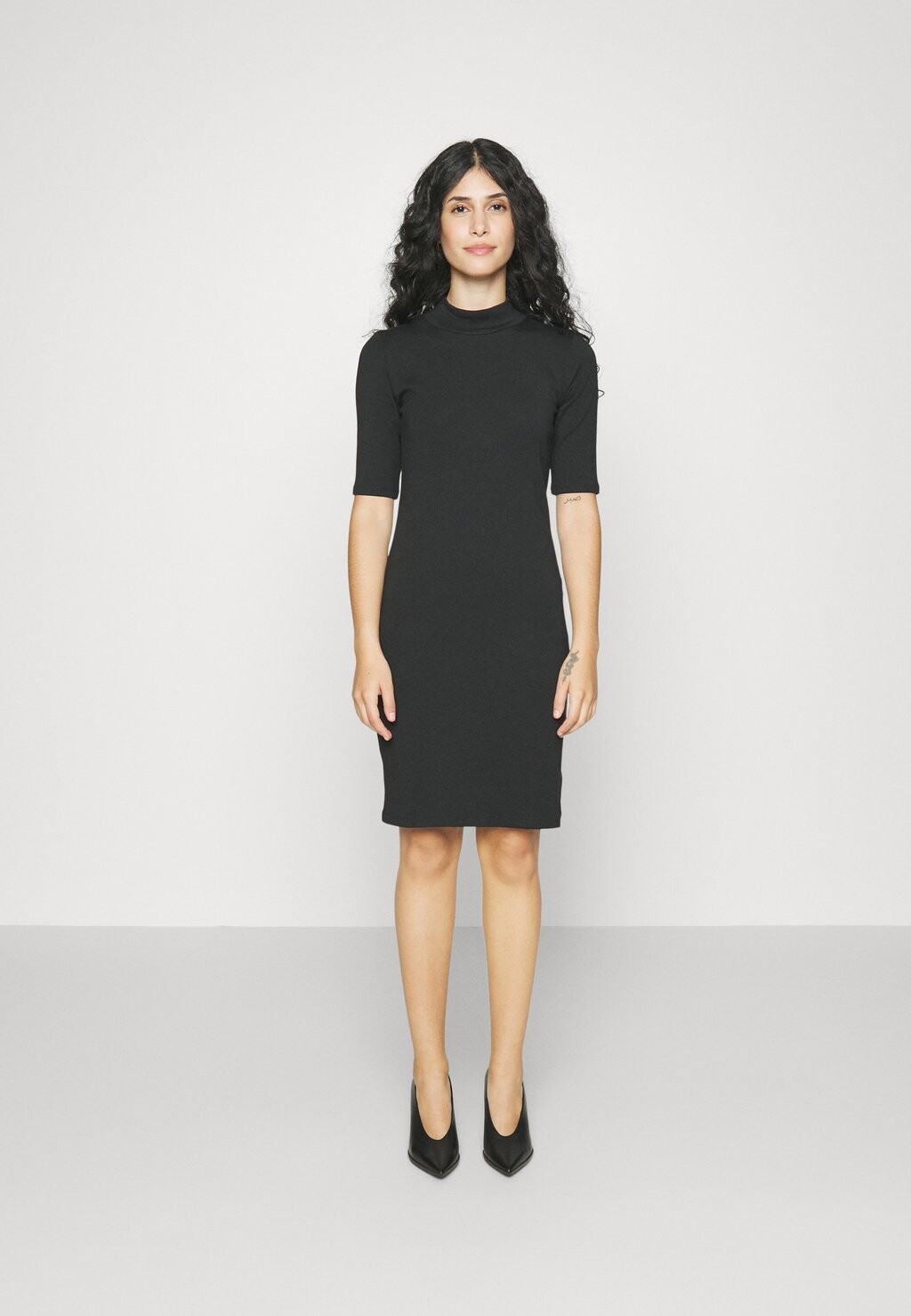 

Платье из джерси MODERN MOCKNECK MIDI Gap, цвет black