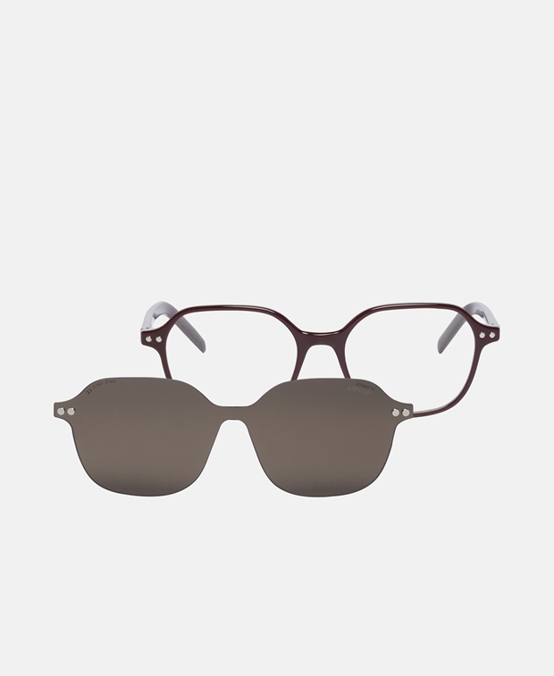 Солнцезащитные очки на клипсе Levi's, коричневый Levi's