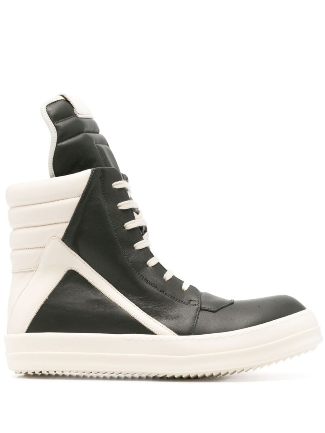 

Rick Owens двухцветные кроссовки Porterville Geobasket, зеленый