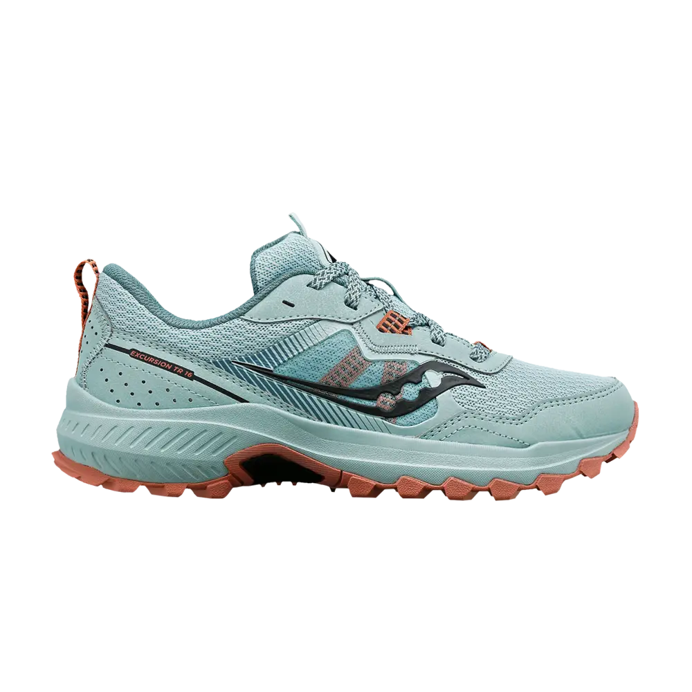 

Кроссовки Wmns Excursion TR16 Saucony, сине-зеленый, Синий