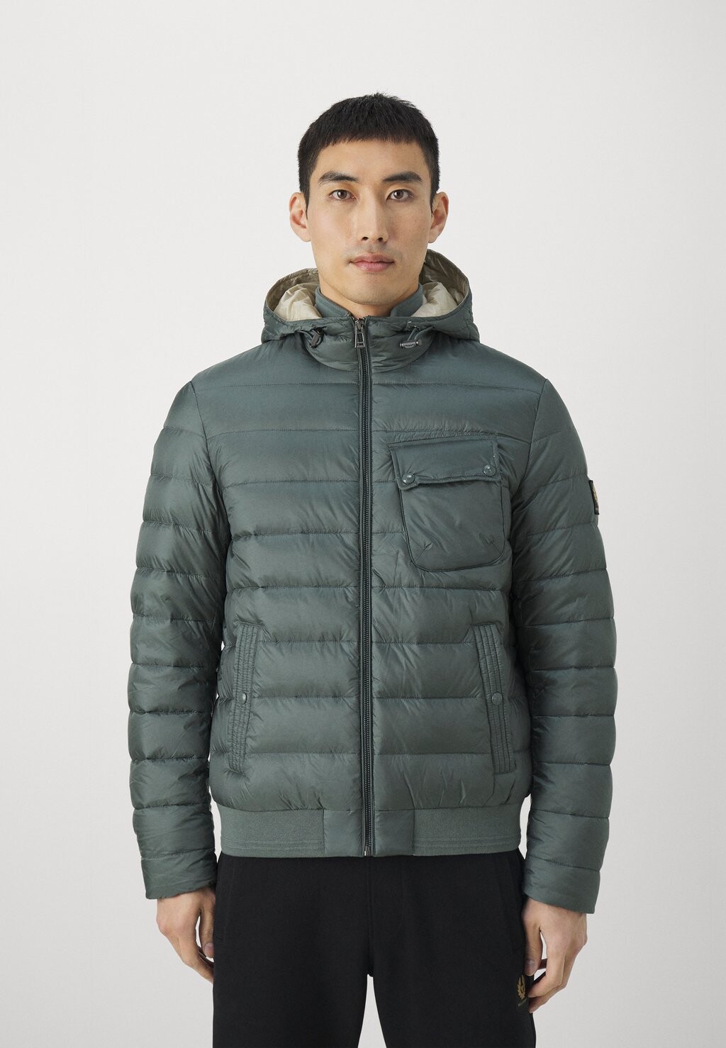 

Пуховик STREAMLINE JACKET Belstaff, цвет dark mineral green