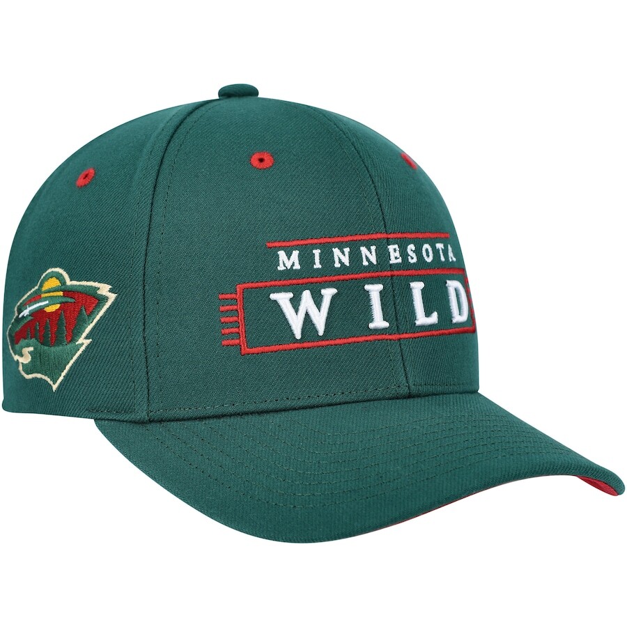

Бейсболка Mitchell & Ness Minnesota Wild, зеленый