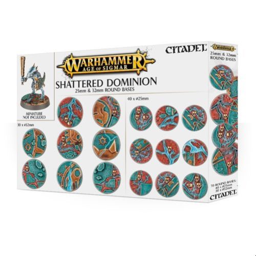 аксессуары games workshop sector imperialis 32mm round bases Фигурки Aos: Shattered Dominion: 25 & 32Mm Round Games Workshop