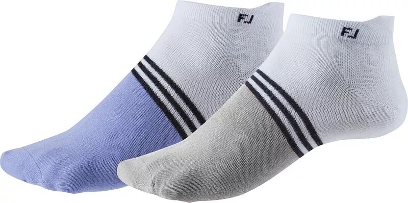 

Женские носки для гольфа FootJoy Roll Tab — 2 шт., фиолетовый/серый