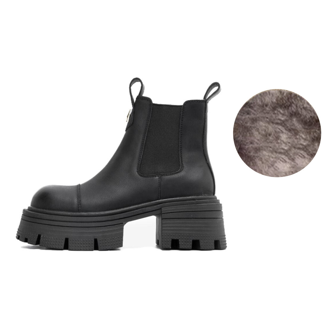 

Ботинки Челси женские Basto, цвет Khaki velvet