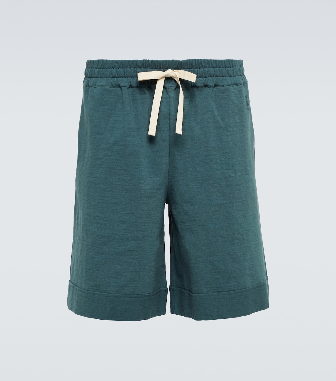 Хлопковые шорты Jil Sander, зеленый
