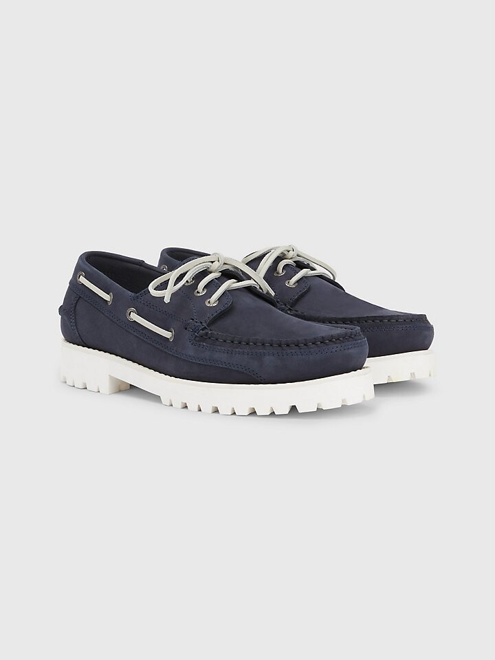 

Кожаные топсайдеры с логотипом Tommy Hilfiger