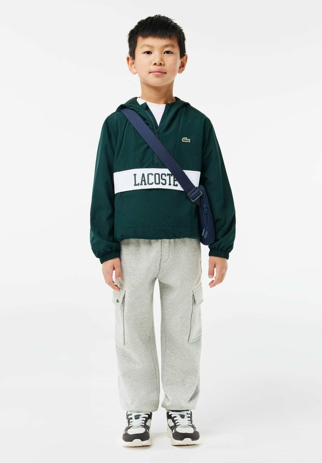 

Брюки карго ENFA Lacoste, цвет gris chine cca