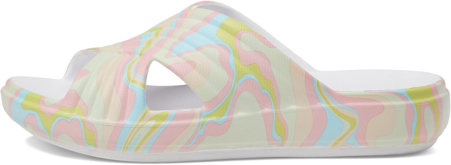 

Сандалии Rivie Print Roxy, цвет Crazy Pink/Soft Lime