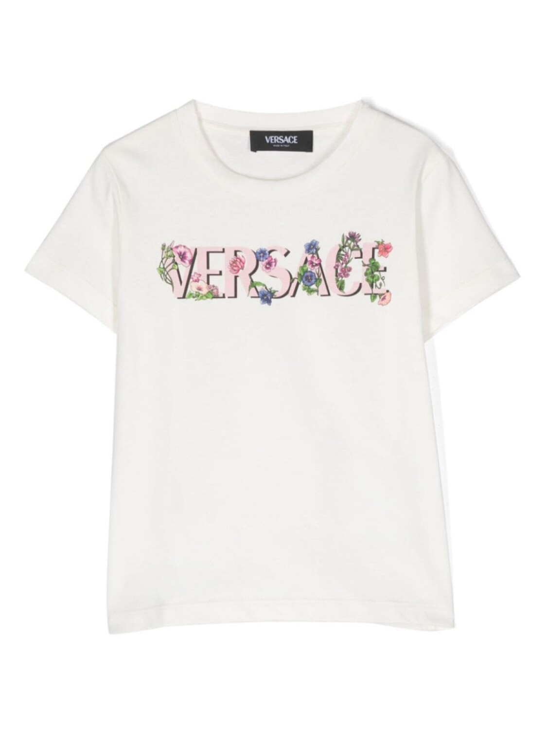 

Versace Kids футболка с логотипом, белый