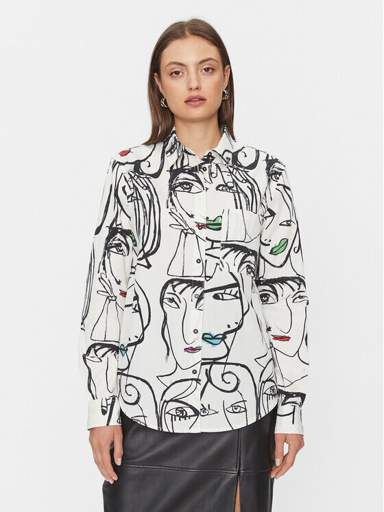 

Рубашка стандартного кроя Desigual, белый