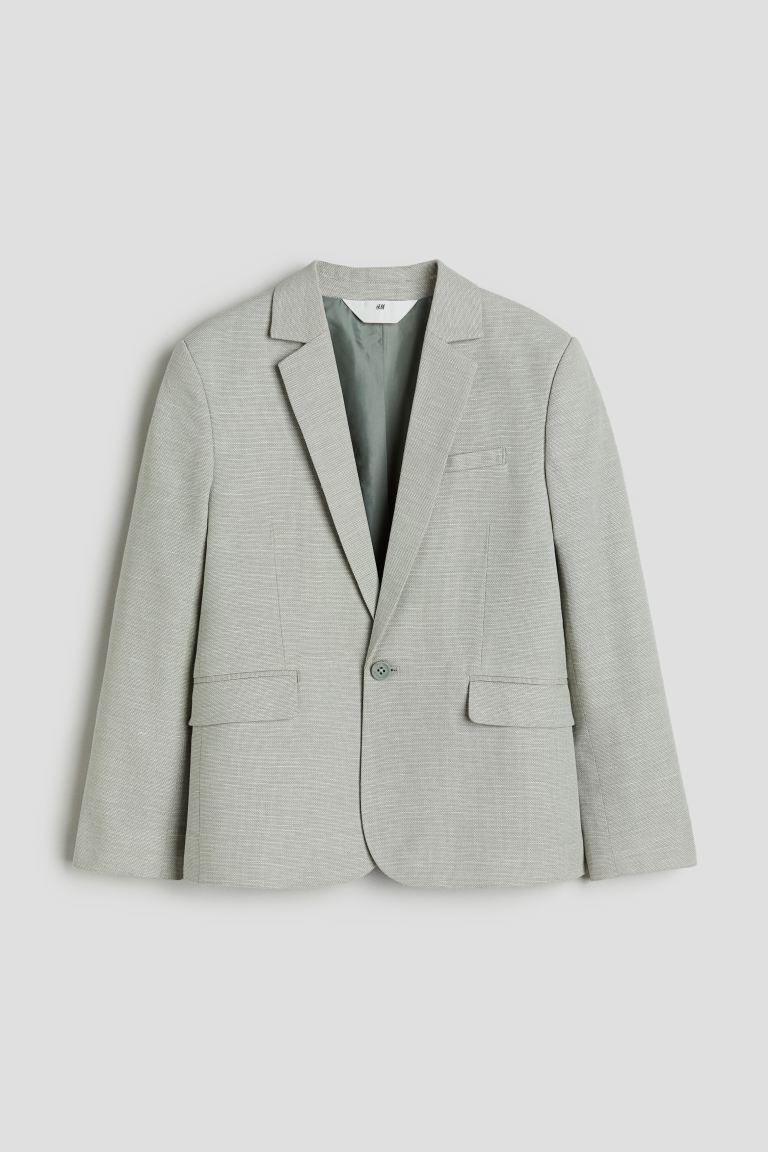 Куртка из структурированной ткани H&M, зеленый