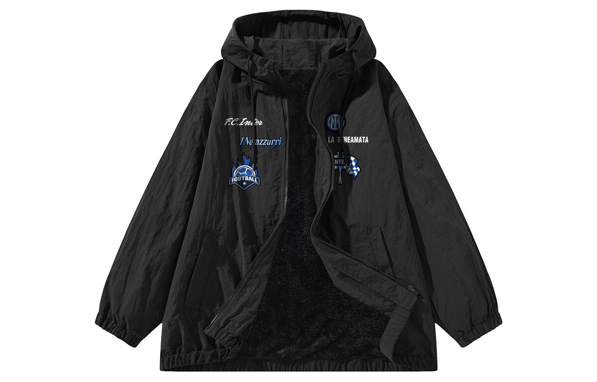 

Куртка унисекс F.C. Internazionale Milano, цвет Green (velvet thickened)