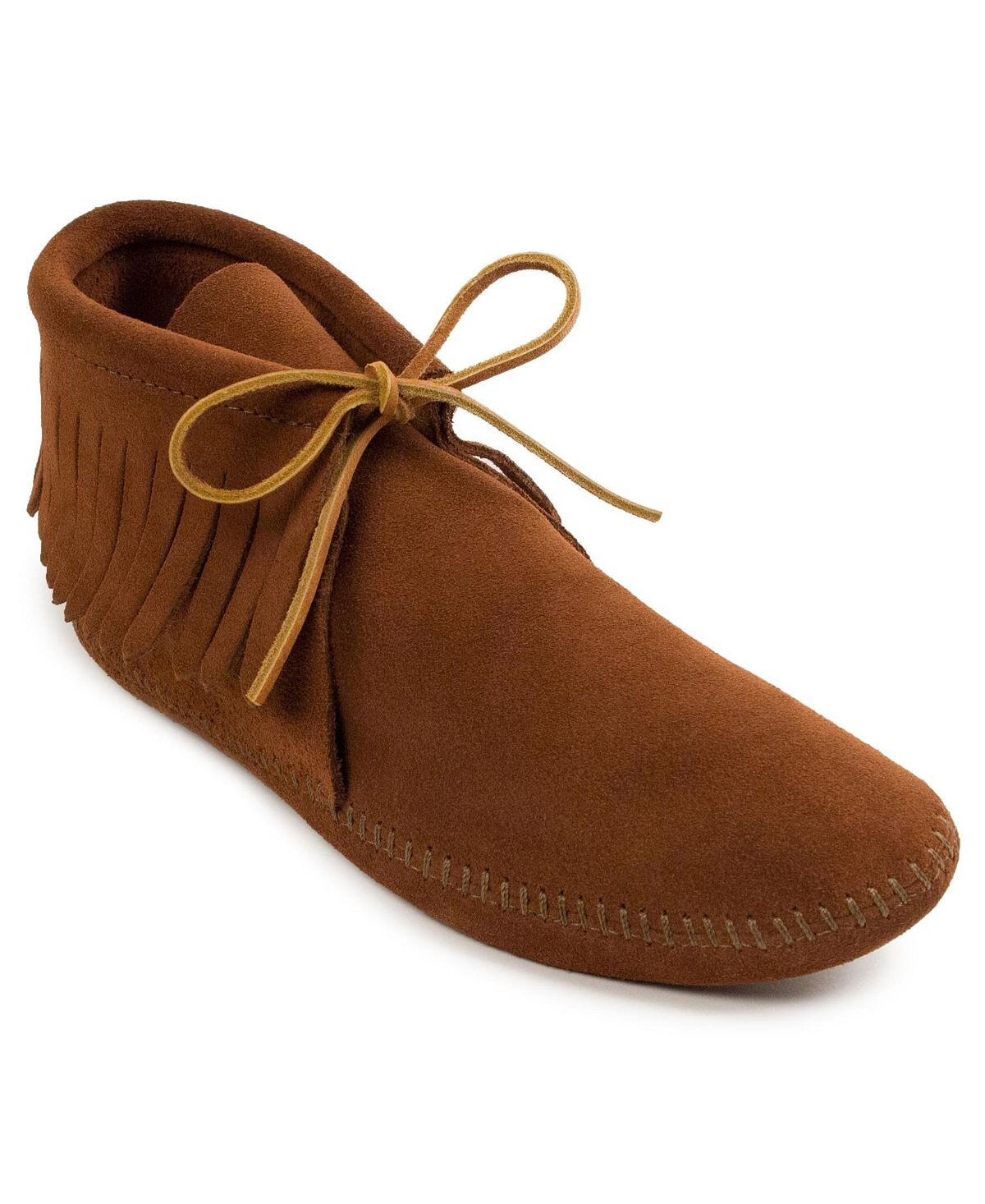 

Мужские классические ботильоны на мягкой подошве с бахромой Minnetonka