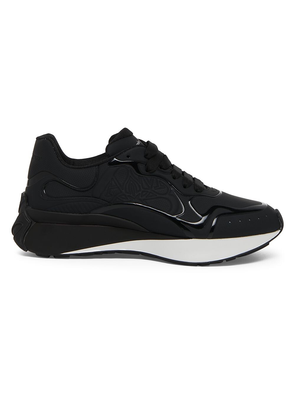 

Кожаные кроссовки Sprint Runner Alexander McQueen, черный