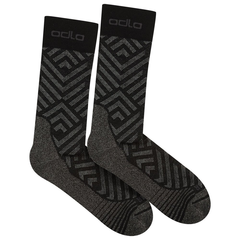 

Носки Odlo Crew Ceramicool Hike Graphic Long, черный
