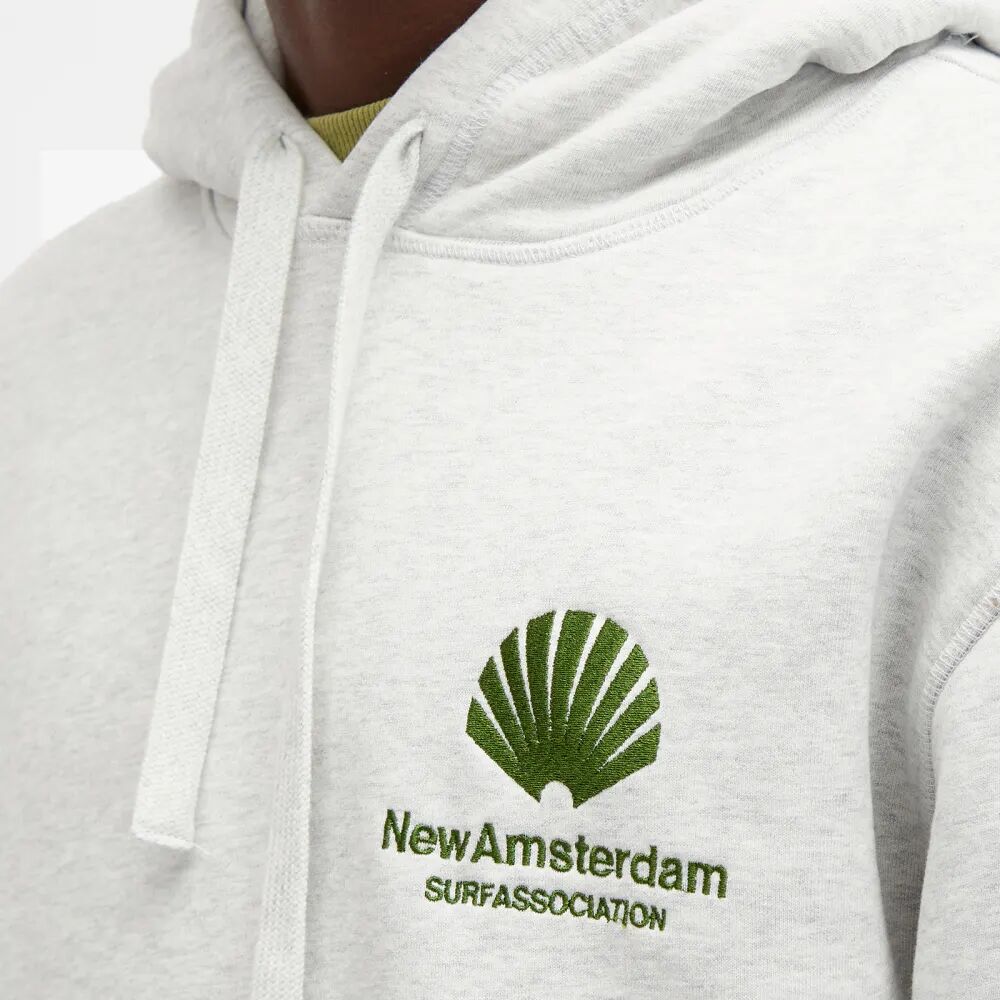 New Amsterdam Surf Association Толстовка с логотипом, зеленый мужская футболка surf девушка s зеленый