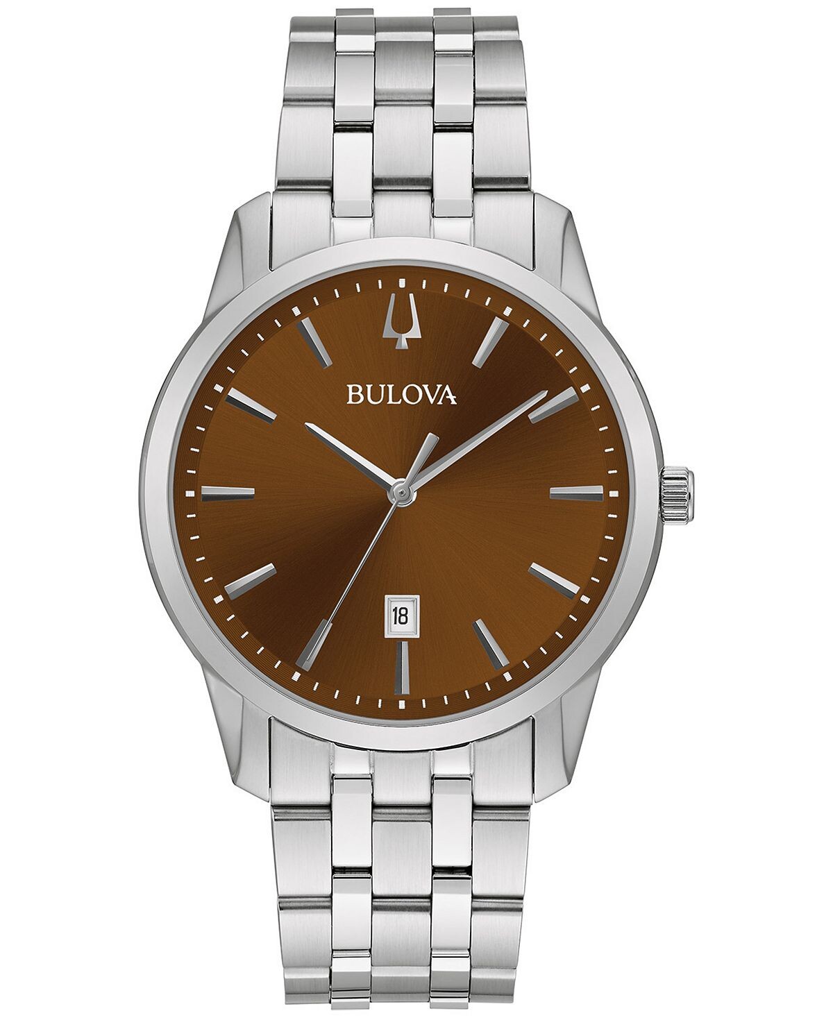 

Мужские классические часы Sutton с браслетом из нержавеющей стали, 40 мм Bulova