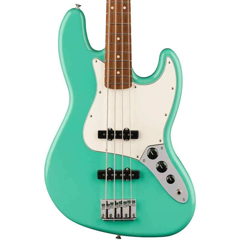 

Басс гитара Fender Player Jazz Bass Guitar, Pau Ferro, Sea Foam Green