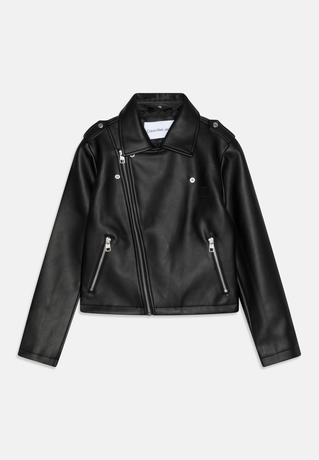 

Куртка из искусственной кожи Calvin Klein Jeans, черная, Черный