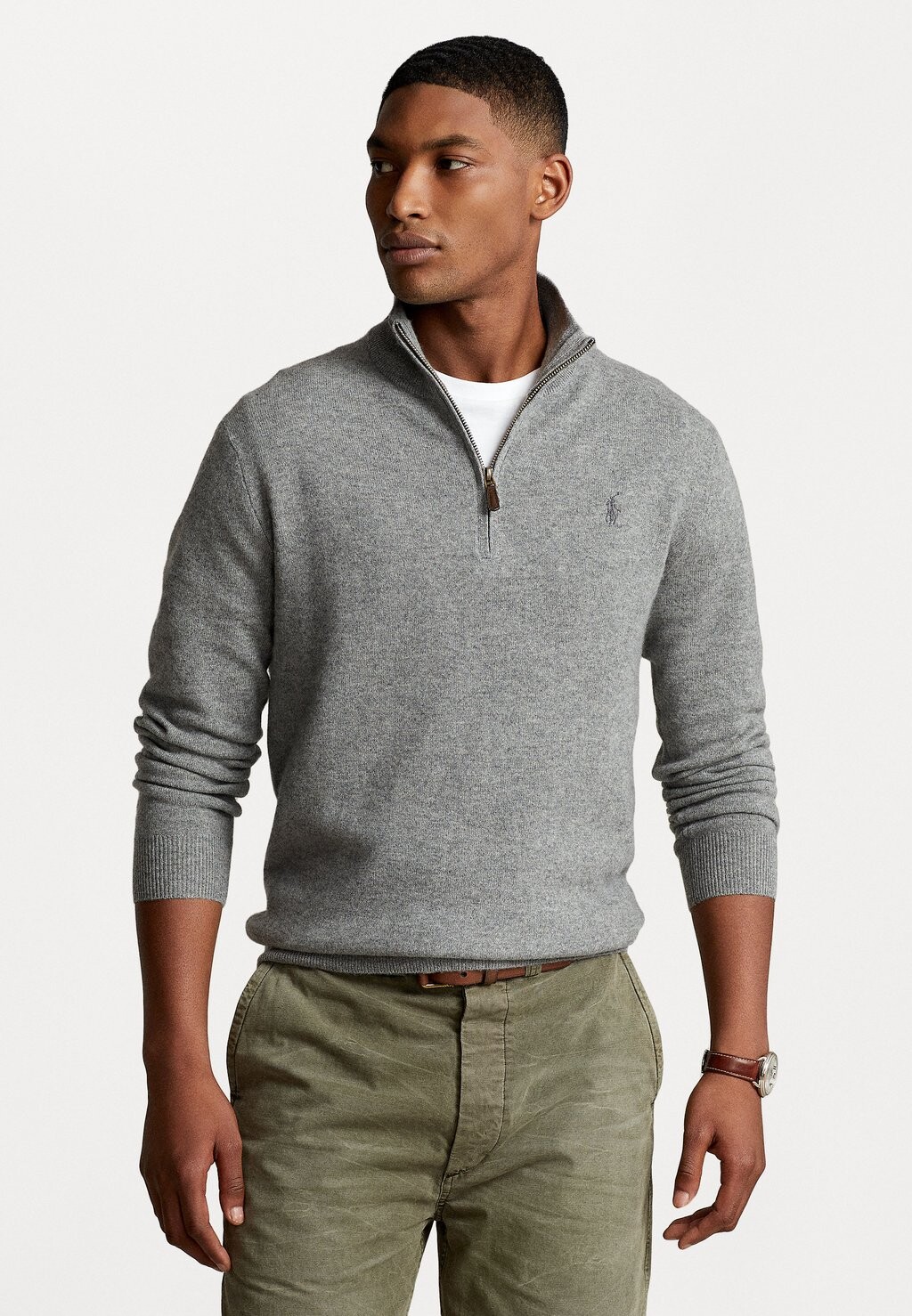 

Свитер С ДЛИННЫМ РУКАВОМ Polo Ralph Lauren, палевый, серый вереск