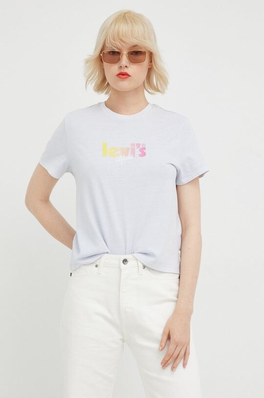 

Хлопковая футболка Levi's, синий