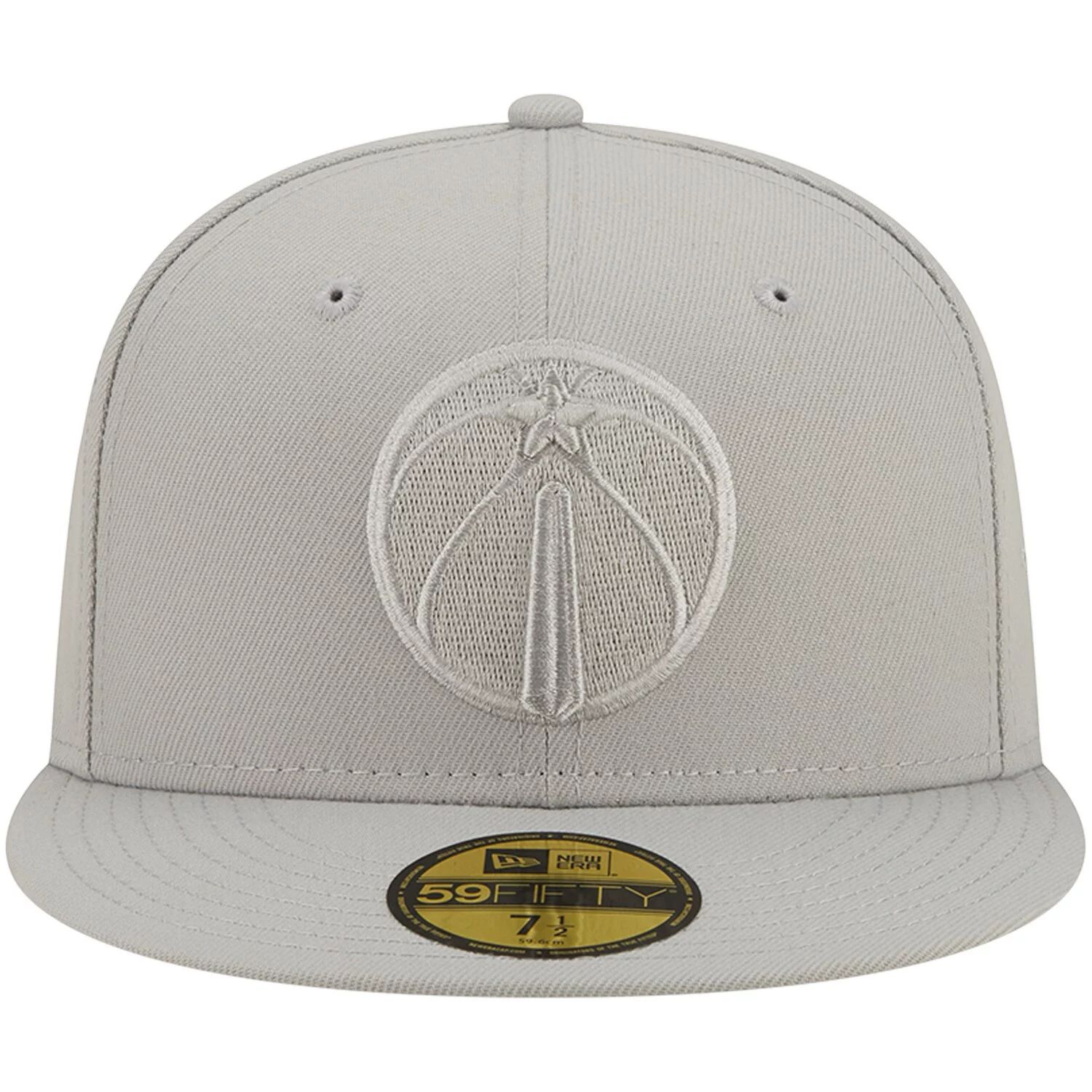 Мужская серая кепка New Era Washington Wizards с логотипом Color Pack 59FIFTY