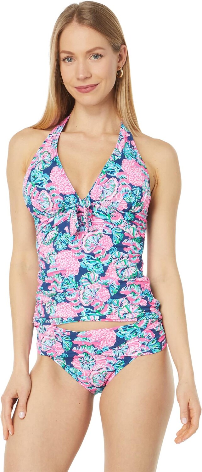 

Amren Tankini Lilly Pulitzer, цвет Oyster Bay Navy Shroom with A View