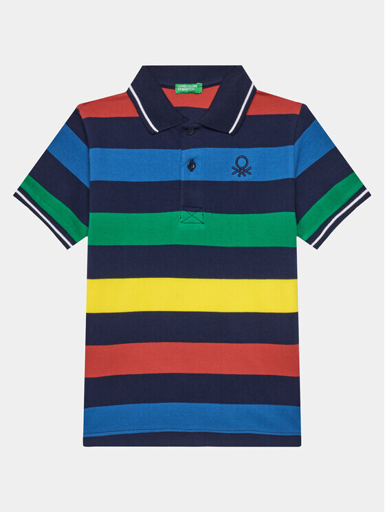 

Рубашка поло стандартного кроя United Colors Of Benetton, мультиколор