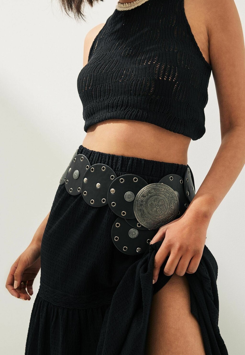 

Ремень LOW SLUNG DISCREGULAR FIT Next, цвет black
