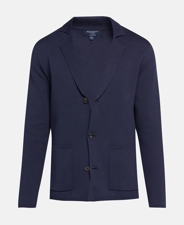 

Блейзер Hackett London, темно-синий