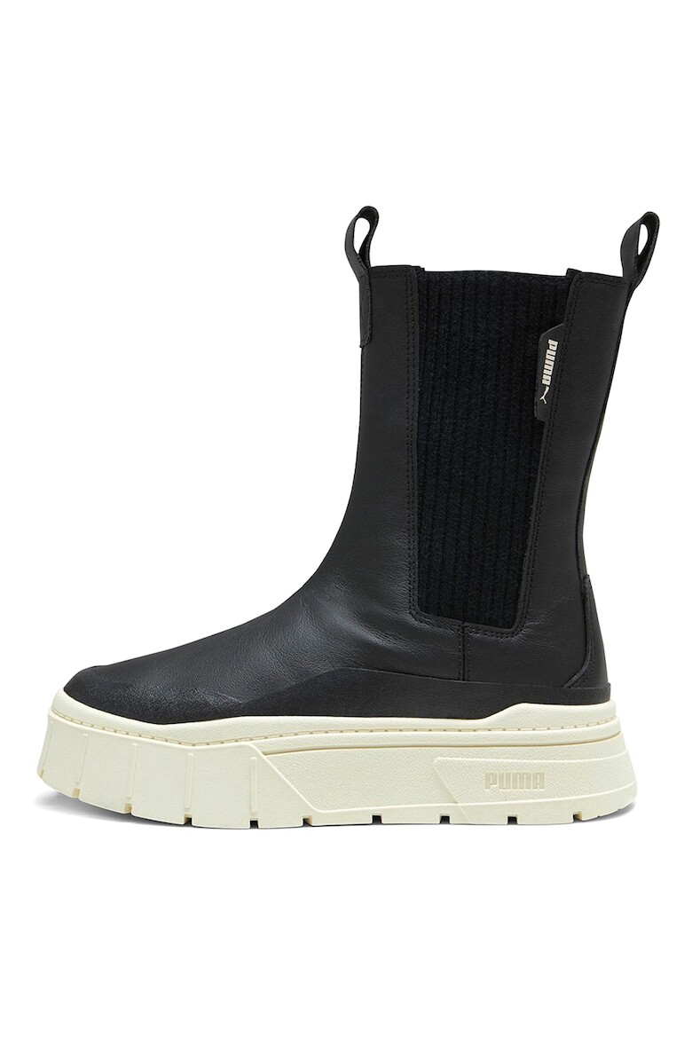 

Кожаные ботинки челси Mayze Stack Puma, черный