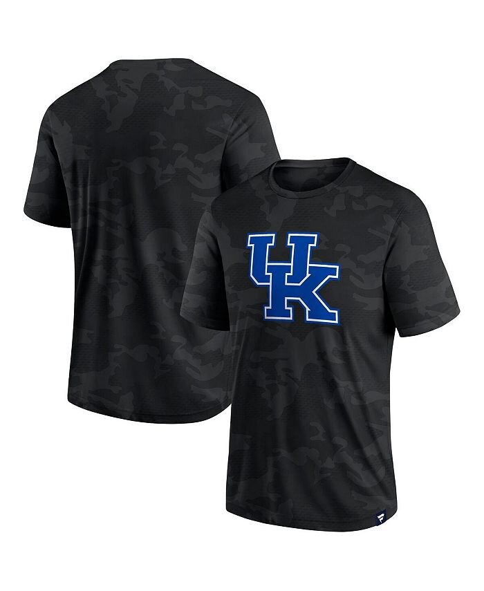

Мужская черная футболка с камуфляжным логотипом Kentucky Wildcats Fanatics, черный